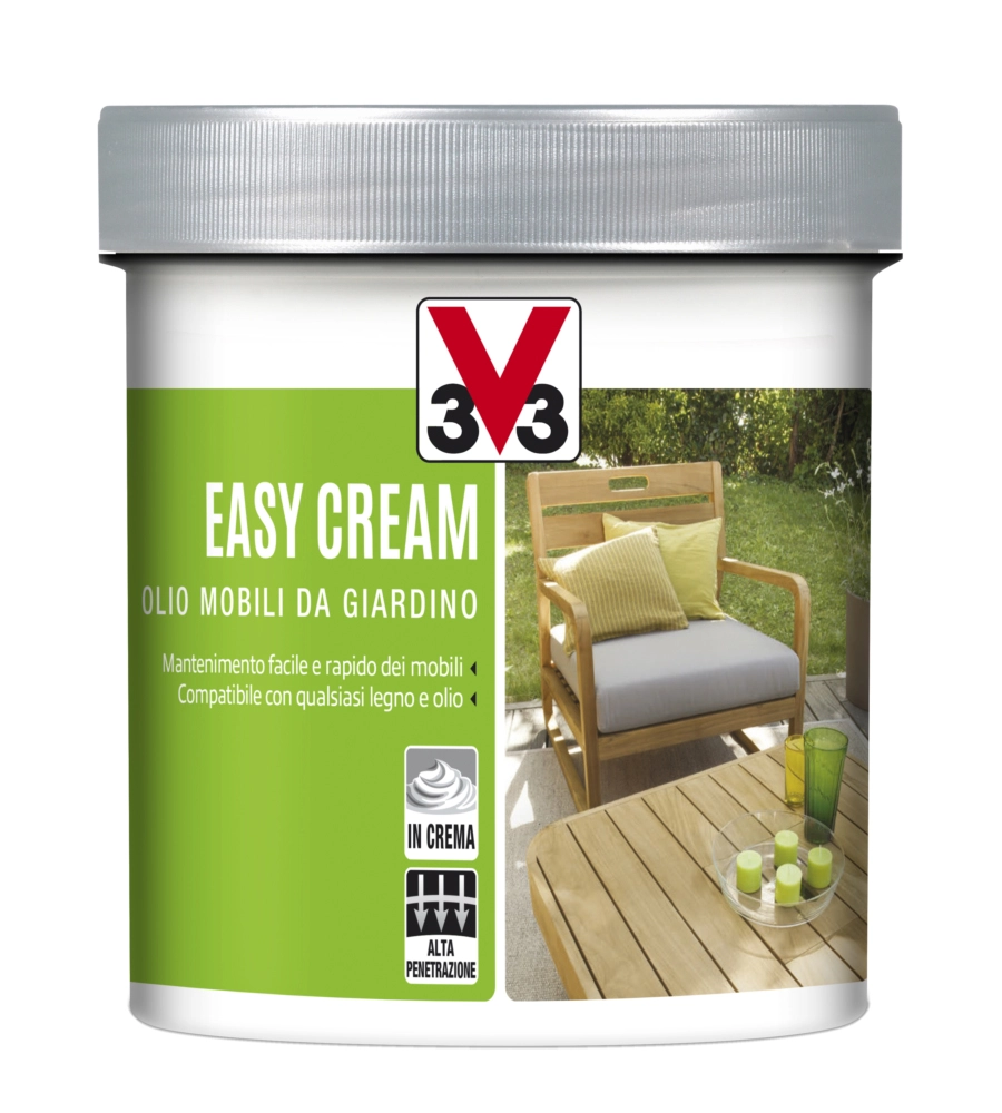EASY CREAM - OLIO MOBILI DA GIARDINO - INCOLORE - 0,5 LITRI